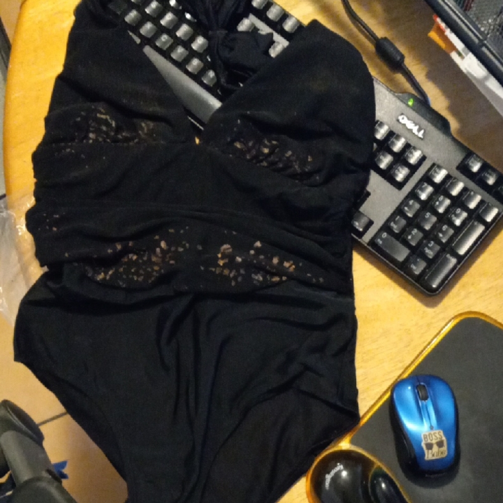 Catalina Black One-Piece Swimsuit